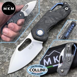 MKM - Isonzo Clip Point by Vox - M390 & Marble Carbon Fiber - FX03M-3CM - couteau