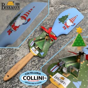 Birkmann - Set de spatules en silicone avec moule à biscuits de Noël - Arbre