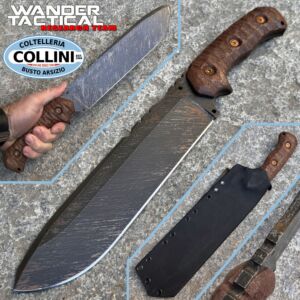 Wander Tactical - Godfather - Stone Edge & Brown Micarta - couteau