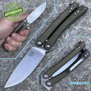 Benchmade - Mangus 53 Bali - D2 & Green G10 - COLLECTION PRIVEE - couteau