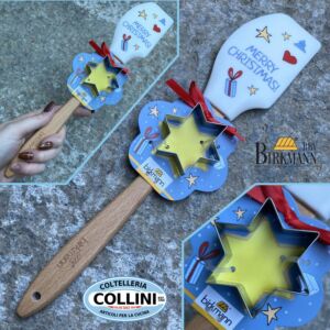Birkmann - Set de spatules en silicone avec moule à biscuits de Noël - Star
