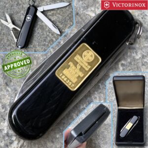 Victorinox - Classic 58mm avec lingot d'or de 1g - COLLECTION PRIVEE - couteau d'office