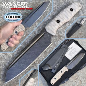 Wander Tactical - Couteau Mistral XL - Finition Raw G10 - Édition Limitée - Couteau Personnalisé