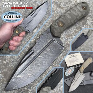 Wander Tactical - Mountain Lion - Stone Edge D2 & Loveless Micarta - couteau de fabrication artisanale
