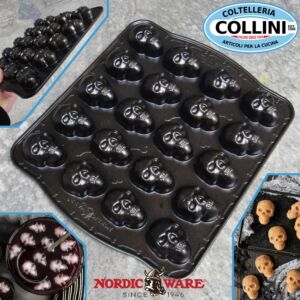 Nordic Ware - Moule à gâteau Skull Bites  Cakelet Pan