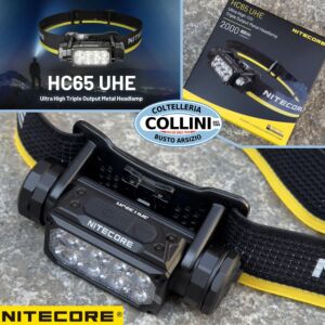 Nitecore - HC65 UHE - Lampe frontale rechargeable par USB - 2000 lumens et 222 metres - Torche a Led