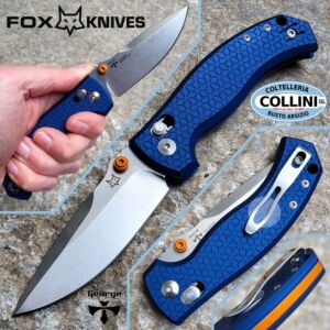Fox - Anzu by Les George - MagnaCut & Blue Aluminum - FX-560 ALOR - couteau