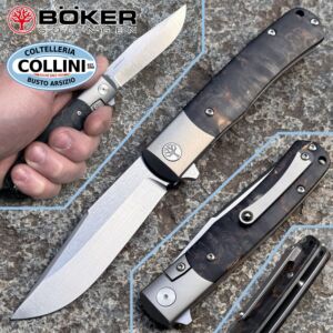 Boker - TRPPR Trapper - MagnaCut & Curly Birch - 112098 - couteau