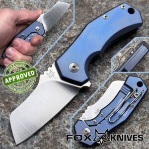 Fox - Italico Sheepfoot - FX-540TIBL - M390 & Titanium - COLLECTION PRIVEE - couteau