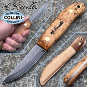 Roselli - Couteau de charpentier pleine soie - R110F - couteau artisan