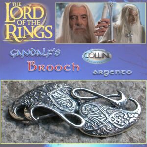 Lord of the Rings - Spilla di Gandalf R226.40 - Argento 925 - Il Signore degli Anelli