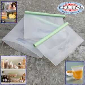 Lékué - Kit 3 bags réutilisables en silicone