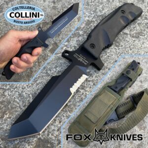 Fox - FX-P1B - Predator I Tanto - Black Teflon - couteau