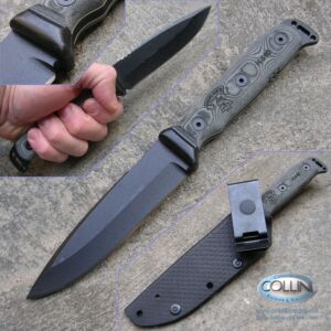 Tops - Mohawk Hunter - Plain Black - coltello