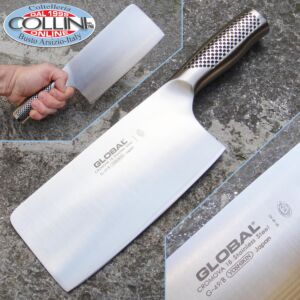 Global knives - G49B - Couteau à découper chinois - 17.5cm - couteau de cuisine