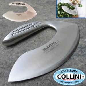 Global knives - G76 - Couteau croissant pour hacher et battre - couteau de cuisine