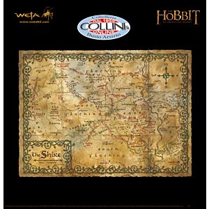 Weta Workshop - Mappa della Contea - Lo Hobbit - Il Signore Degli Anelli