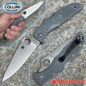 Spyderco - Endura 4 Flat Ground - Gray - C10FPGY - couteau