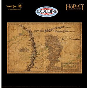 Weta Workshop - Mappa della Terra Selvaggia - Lo Hobbit - Il Signore Degli Anelli