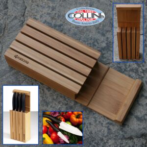 Kyocera - Bloc de bambou pour couteaux en céramique - 4 places - KBLOCK4