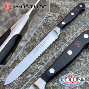 Wusthof Germany - Classic - Couteau dentelé utilitaire - 14 cm - 1040101614 - couteau