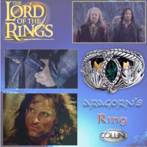 Lord of the Rings - Anello di Aragorn 19mm 703.19.75 - Il Signore degli Anelli