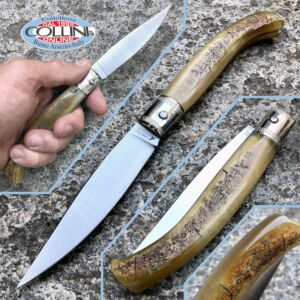 Conaz Consigli Scarperia - couteau Pattada Brotzu corne de bélier brut - 53037 - 22cm - couteau