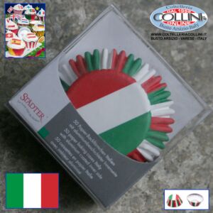 Städter - Set papier muffins drapeau motif - Italie