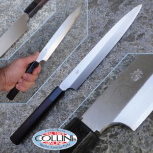 Takefu Knives Village Serie Mina Yanagiba 24 cm coltello artigianale giapponese