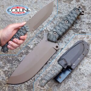Wander Tactical - Megalodon Scandi - Dark Earth & OD Green - couteau