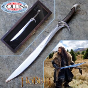 Le Hobbit - miniature de l'épée de Thorin - lettres ouvertes - NN1204 - produit officiel