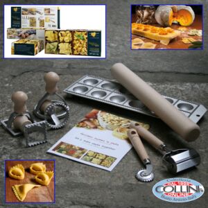 Made in Italy - Ravioli et le démarreur Tortellini set - Dans livret cadeau avec des instructions de les outils de l'ensemble 