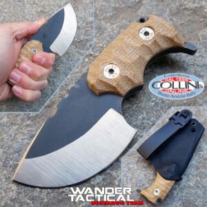Wander Tactical - Tryceratops - Dual Tone & Desert Micarta - couteau fait main