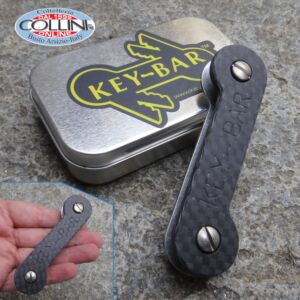 Key-Bar - Keychain carbone et en aluminium avec clip de titane - ACFKB