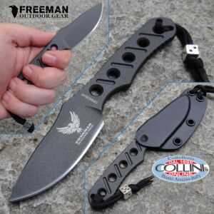 Freeman Outdoor Gear - Neck Knife 451 - Cobalt Black - Couteau