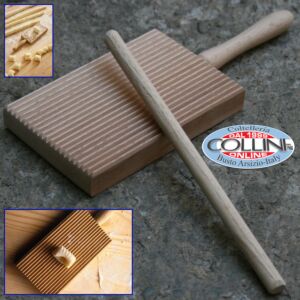 Made in Italy - Couteau à préparer garganelli et les boulettes à la main, en bois