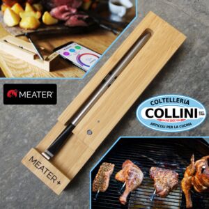 Athena - Meater Plus thermomètre barbecue sans fil avec Bluetooth intégré - portée 50 m