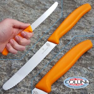 Victorinox - orange - couteau de table bout rond - couteau de cuisine