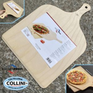 Kuchenprofi - Plaque à pizza en bois naturel 41,5x29,5cm