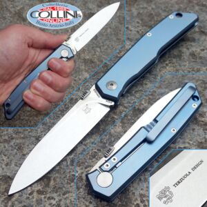 Fox - Terzuola - Titanium Blue Frame Lock - FX-525TIBL - couteau