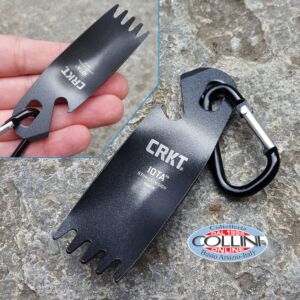 CRKT - iota black - fourchette et cuillère polyvalent - porte-clés