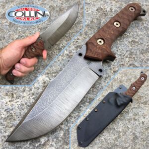 Wander Tactical - Haast Eagle - Raw Finish & Brown Micarta - couteau personnalisé