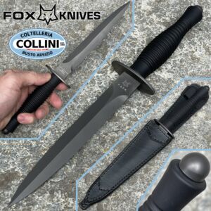 Fox - Fairbairn Sykes Fighting Knife - Black PVD Aluminum - FX-592 - couteau