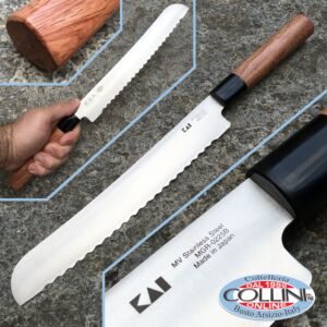 Kai Japon - Seki Magoroku Redwood MGR-0225B pain - 20cm - couteau de cuisine