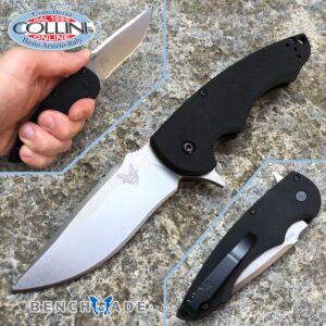 Benchmade - Precinct 320 Flipper Liner Lock Knife Black G-10 by Butch Ball - couteau