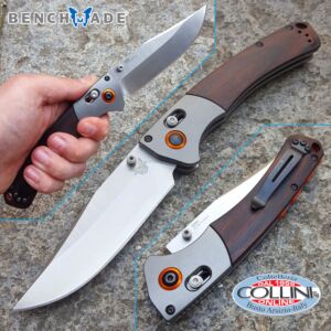 Benchmade - Hunt Crooked River 15080-2 Dymondwood Axis Lock Knife - Couteau