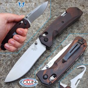 Benchmade - Grizzly Creek Dossier Bois AxisLock 15060-2 Knife - Couteau