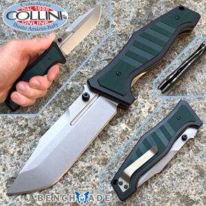 Benchmade - Vicar 757 Liner Lock Knife Green/Black G-10 - couteau