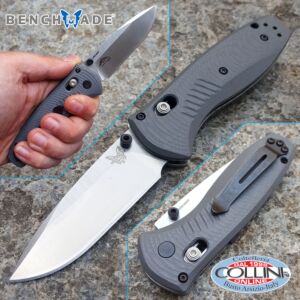 Benchmade - Mini Barrage 585-2 Axis Assist Knife Gray G-10 - couteaux