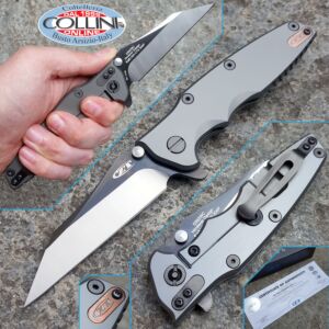 Zero Tolerance - Rick Hinderer 0392 Factory Custom - Gray Black - ZT0392WC - couteau